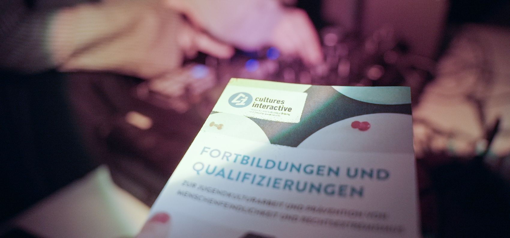 Flyer on further education by Cultures Interactive